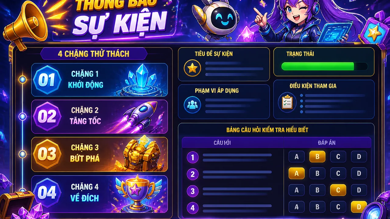 Đọc thông báo sự kiện dễ hơn: lộ trình mu88 cho người mới